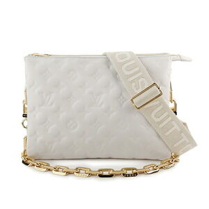 Louis Vuitton Monogram Coussin Shoulder Bag White